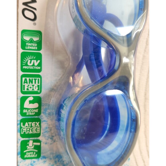 2 Pack Unisex-Adult Swim Goggles Mirrored and Perma Blue Anti-Fog UV Protection - Picture 12 of 13